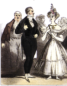 Beau Brummell in Deep Conversation with the Duchess of Rutland